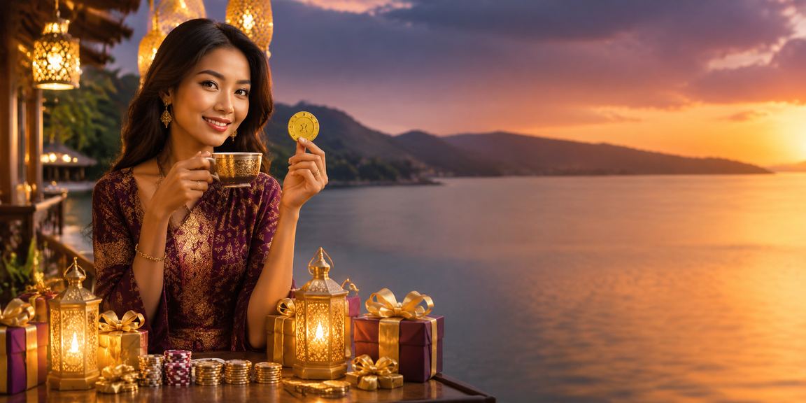 Suasana kasino Vietnam dengan pemain menikmati kopi