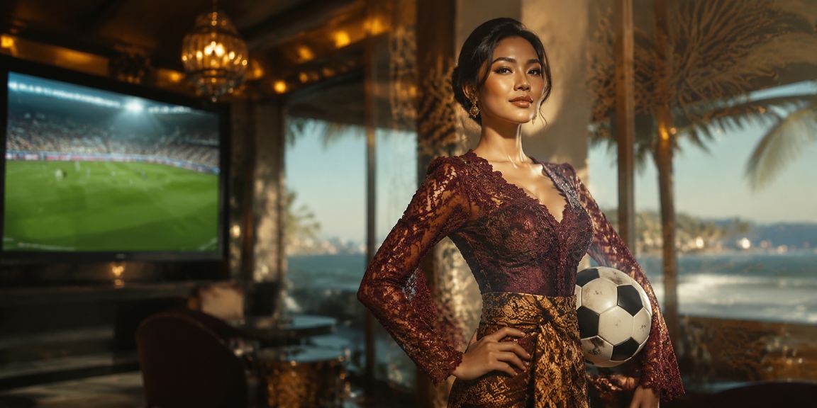 Seorang pemain taruhan olahraga memantau pertandingan sepak bola secara mobile
